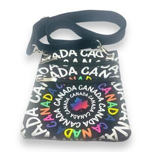 Canada‎ Crossbody Belt Bag Adjustable Strap Multicolor